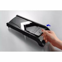 Simposh Easy V Mandoline Slicer with V-Shaped Stainless Steel Blade and Food Holder thumbnail 6