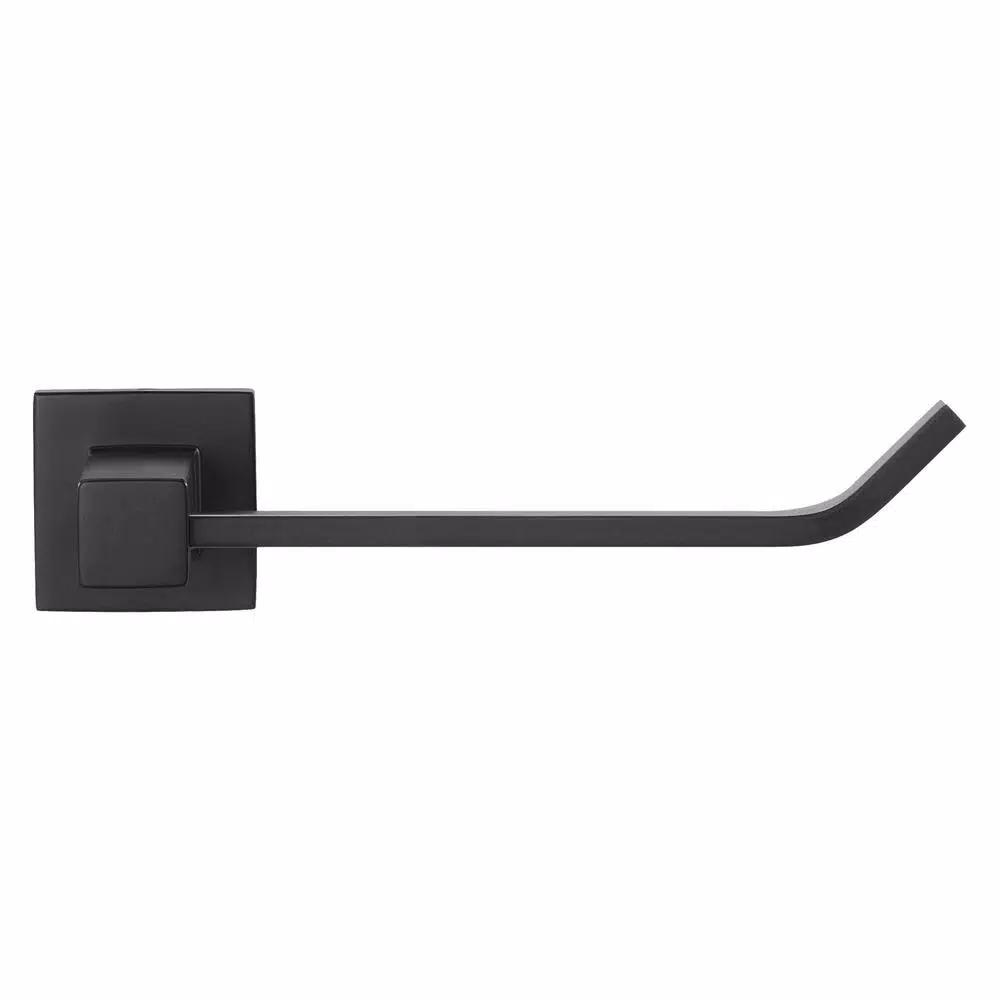 Glacier Bay Farrington Single-Post Toilet Paper Holder, Matte Black