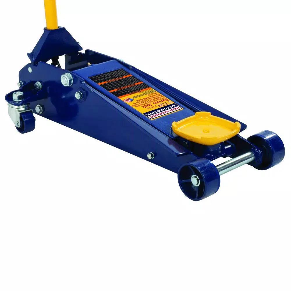 HEIN-WERNER Hein Werner HW93652W 3-Ton Heavy-Duty Steel Hydraulic Service Jack