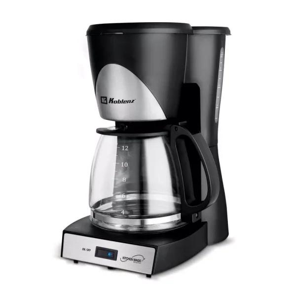 Koblenz Kitchen Magic Collection 12-Cup Drip Coffee Maker, Black