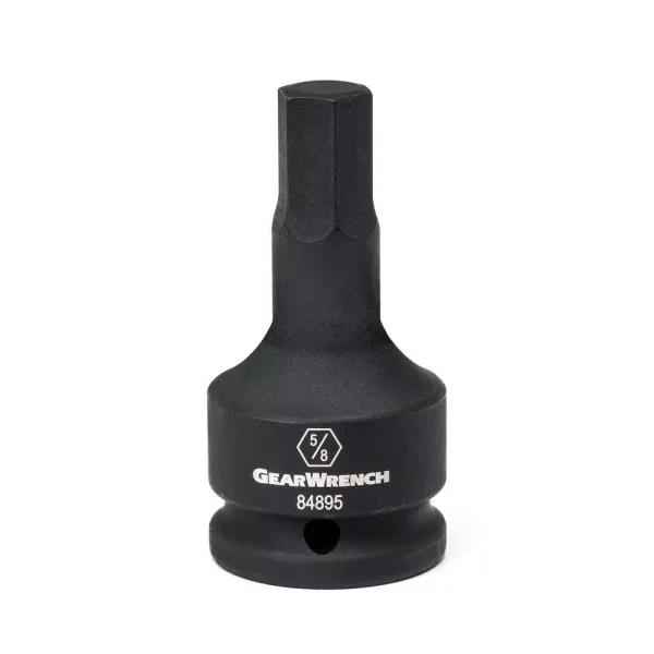 GearWrench 3/4 in. Drive Hex Bit Impact Socket, Deep SAE 6-Point