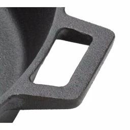 Bayou Classic 14 in. Pre-Seasoned Cast Iron Skillet with Pour Spouts and Helper Handle, Black thumbnail 3
