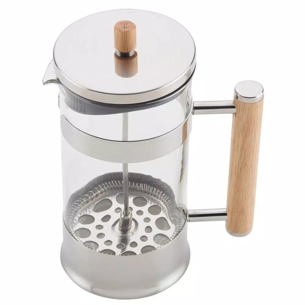 Ayesha Curry Ayesha Collection 8-Cup Glass French Press Coffee Maker with Parawood Accents