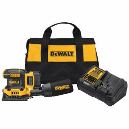 DEWALT 20V MAX XR Brushless 1/4 Sheet Variable Speed Cordless Sander Kit with 5.0Ah Battery & Charger thumbnail 1