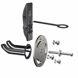 Moen SecureMount 3.17 in. Stainless Steel Grab Bar Anchors thumbnail 1