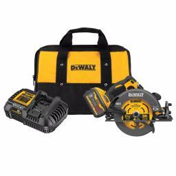 DEWALT FLEXVOLT 60V MAX 7-1/4 in. Brushless Circular Saw & 20V MAX High Torque Impact Wrench Combo Kit thumbnail 2