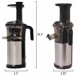 Tribest Shine Kitchen Co. SJV-107 Vertical Juicer, Stainless Steel, 200W thumbnail 5