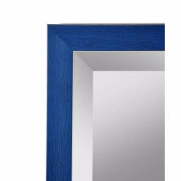 Alpine Art & Mirror Harbour Weathered Blue Beveled Glass Accent Mirror, 33 x 33 in. thumbnail 2