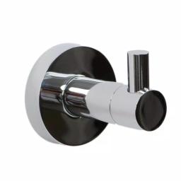 Italia Venezia 2-Piece Polished Chrome Bathroom Hardware Set thumbnail 2