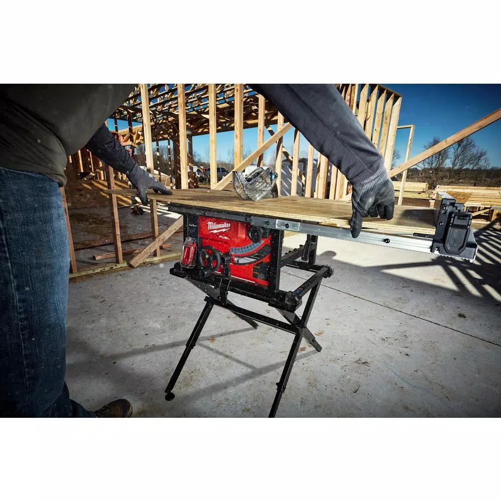 Milwaukee M18 FUEL ONE-KEY 8-1/4 in. Cordless Table Saw with Folding Stand