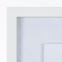 Pinnacle One Happy Family White and Gold Gallery Wall Photo Frame Set, 6 Piece Wood Frame Kit thumbnail 6