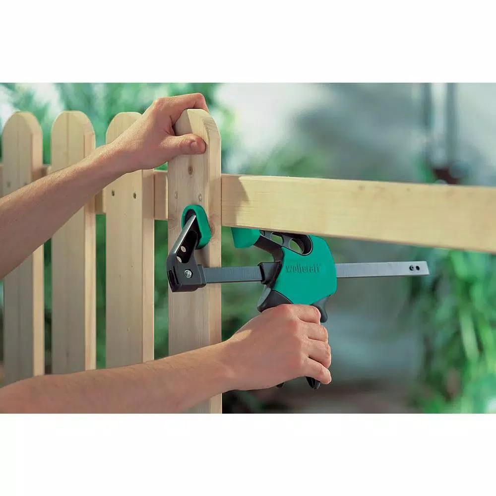 Wolfcraft AccuGrip 12 in. One-Hand Bar Clamp and 20 in. Spreader