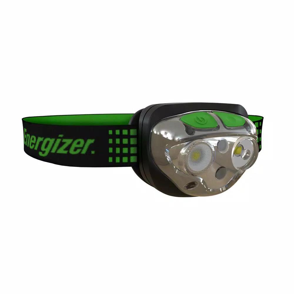 Energizer Vision Ultra HD Rechargeable LED Headlamp, 400 Lumens, Water Resistant