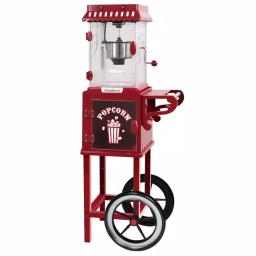 West Bend Popcorn Cart Popcorn Popper with 2.5 oz Non-Stick Stainless Steel Kettle, Red thumbnail 1