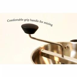 ExcelSteel Stainless Steel Food Mill with 3 Interchangeable Grinding Discs thumbnail 2