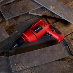 Stalwart 3.2 Amp 3/8 in. Corded Electric Power Drill Kit with Carrying Case thumbnail 4