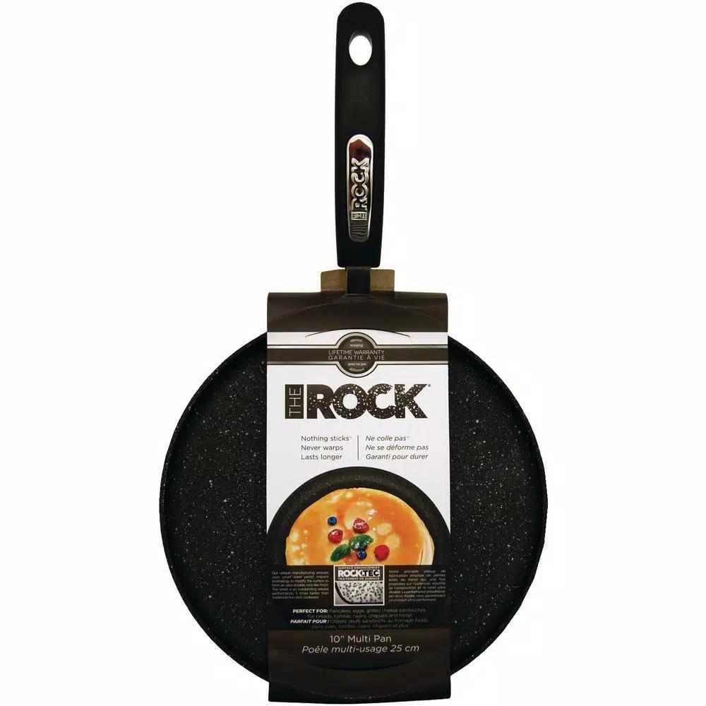 Starfrit THE ROCK 10 in. Multi-Pan with Bakelite Handle, Nonstick Aluminum Frying Pan