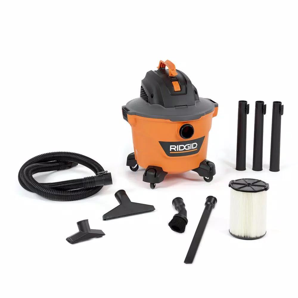 RIDGID 9 Gal. NXT Wet/Dry Shop Vacuum, 4.25 Peak HP with Dual-Flex Hose and Accessories