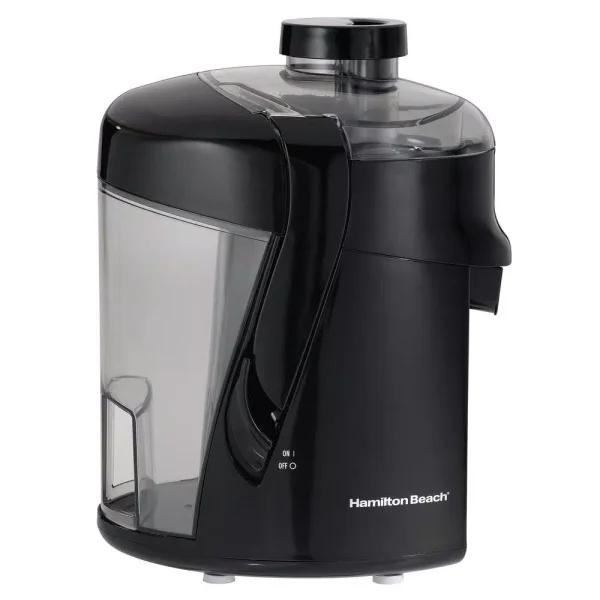 Hamilton Beach HealthSmart 400-Watt Centrifugal Juice Extractor, 12 oz. Capacity, Black