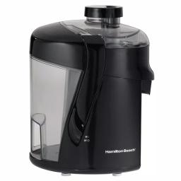 Hamilton Beach HealthSmart 400-Watt Centrifugal Juice Extractor, 12 oz. Capacity, Black thumbnail 1