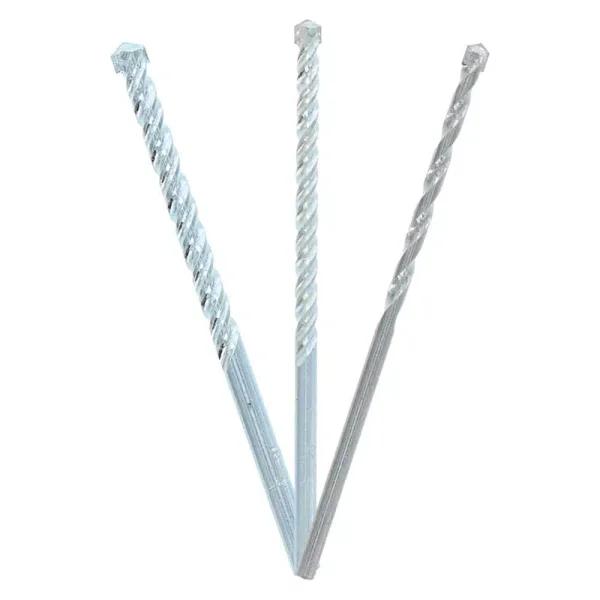 Avanti Pro AvantiPRO Carbide Tipped Masonry Drill Bit Set, 3-Piece Percussion Bit Set