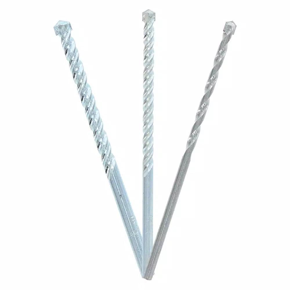 Avanti Pro AvantiPRO Carbide Tipped Masonry Drill Bit Set, 3-Piece Percussion Bit Set