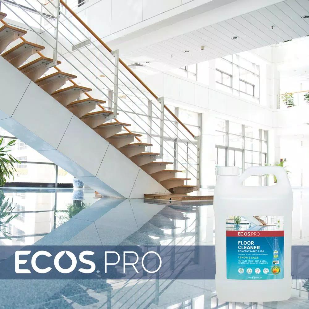 ECOS Pro Lemon-Sage Neutral Floor Cleaner Concentrate, 128 oz.