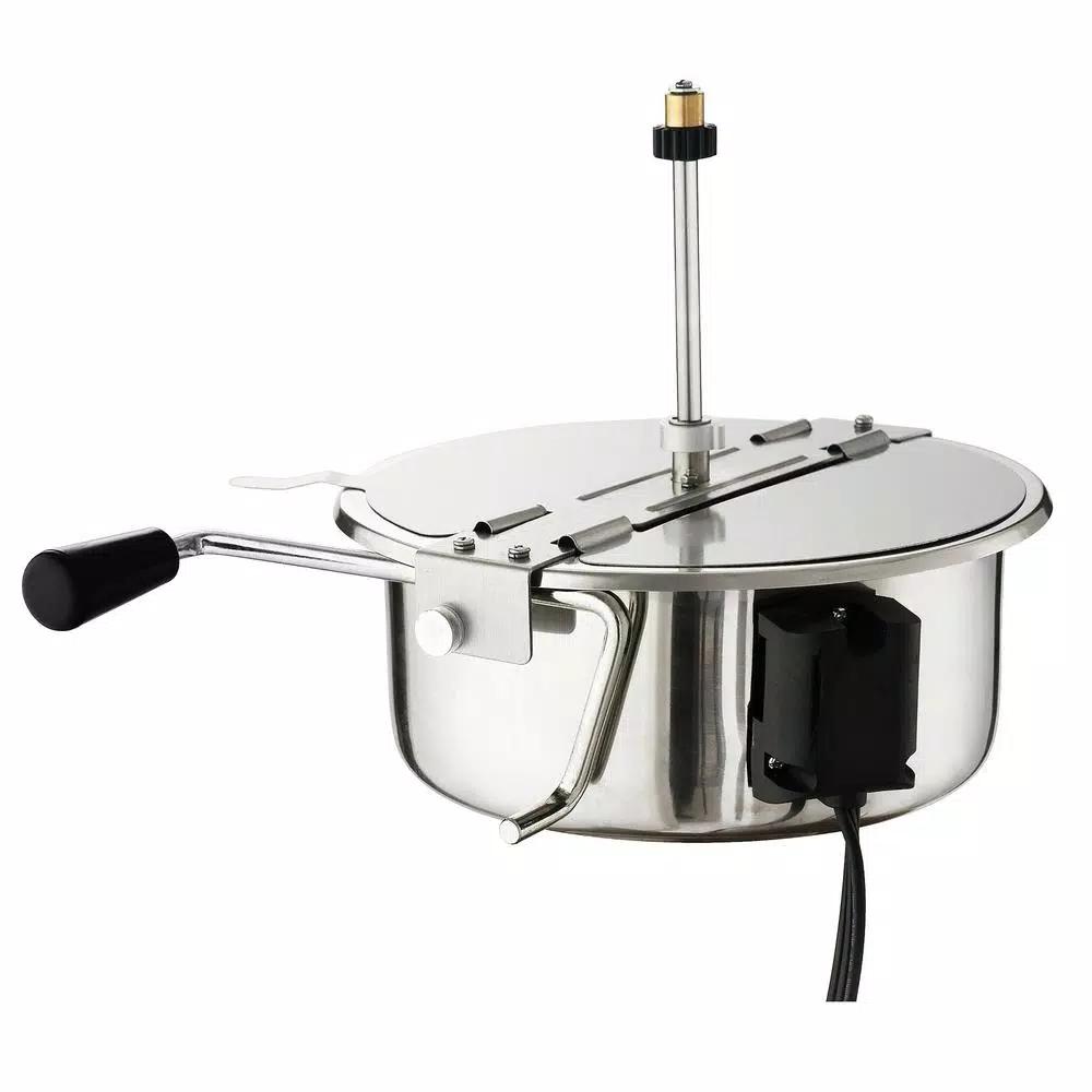 Great Northern Popcorn Lincoln Countertop Popcorn Machine, 8oz Kettle, Black