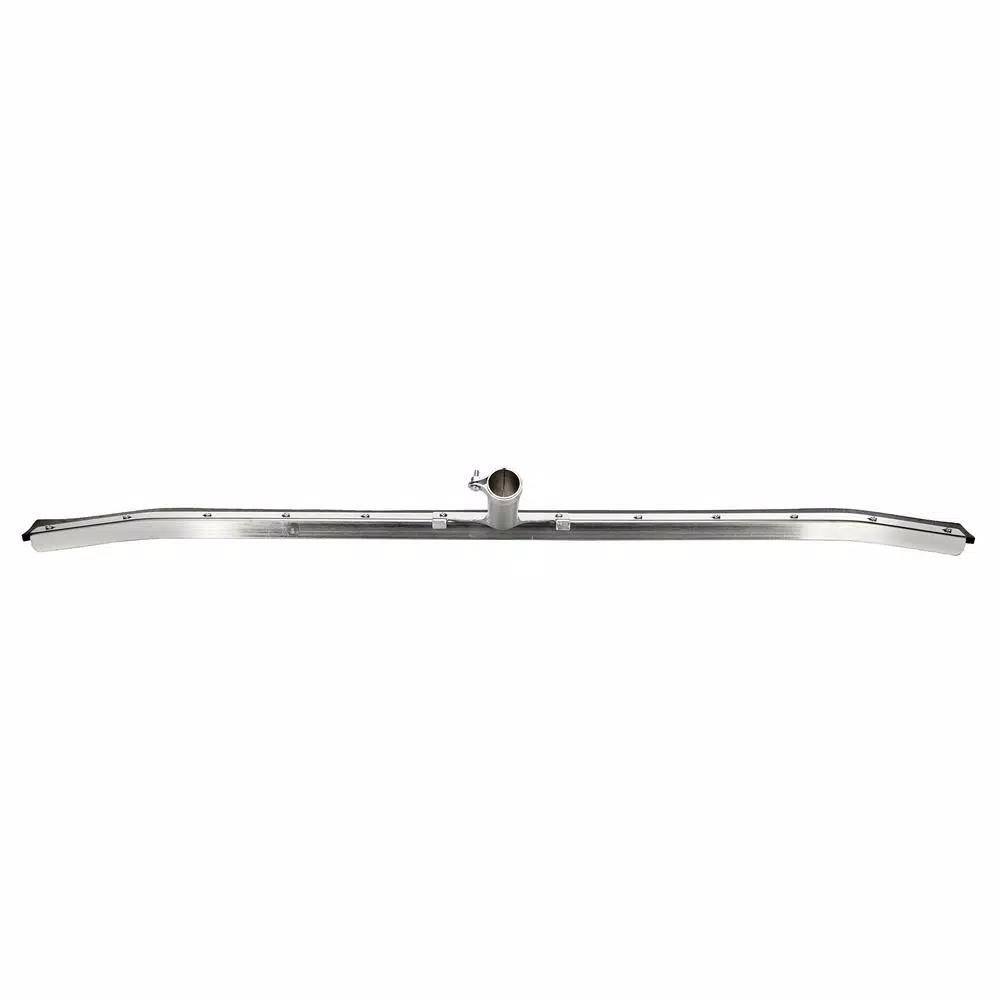 Alpine Industries 36 in. Heavy-Duty Curved Floor Squeegee, Steel Frame, Black