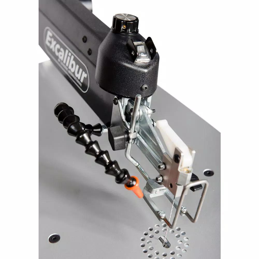 Excalibur 21 in. Tilting Head Scroll Saw with Stand and Foot Switch, 120V