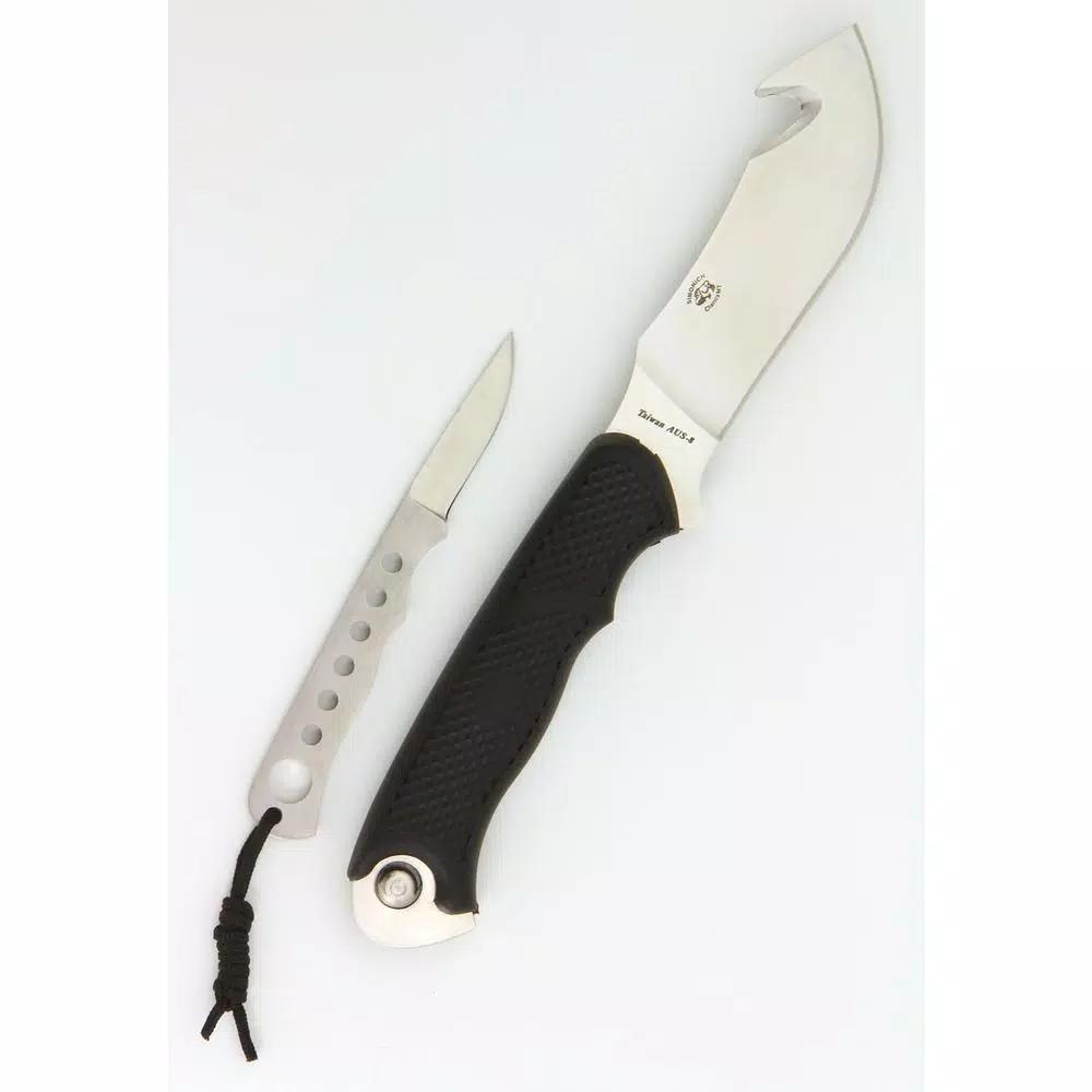 Camillus Parasite 9.75 in. Fixed Blade Gut Hook Knife with Integrated Trimming Blade
