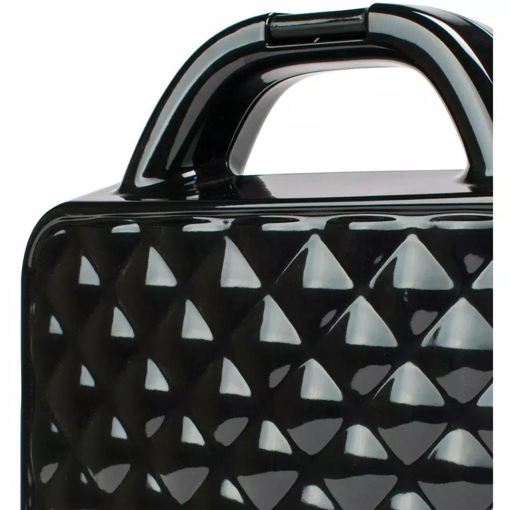 Brentwood Appliances Couture Purse Nonstick Dual Waffle Maker, Black