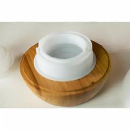 X Brand Canary Glass and Bamboo Ultrasonic Aroma Diffuser with LED Lights thumbnail 6