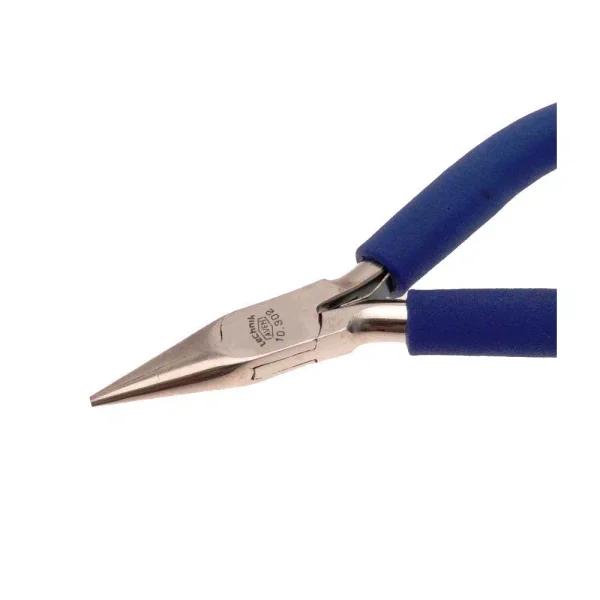 Aven 5 in. Stainless Steel Chain Nose Pliers with Smooth Jaws and ESD Safe Cushion Grips