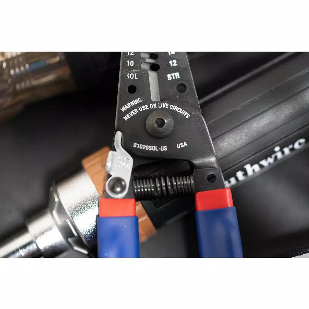Southwire S1020SOLUS Wire Stripper 10-20 AWG & 12-22 AWG Solid Wire, Heat-Treated Steel