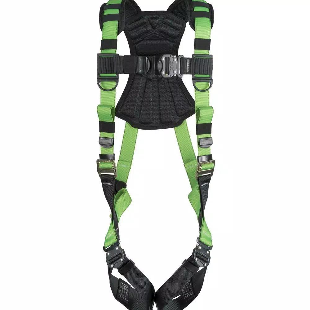 WERNER UpGear H513002 Easy-Wear Safety Harness - Green, One Size