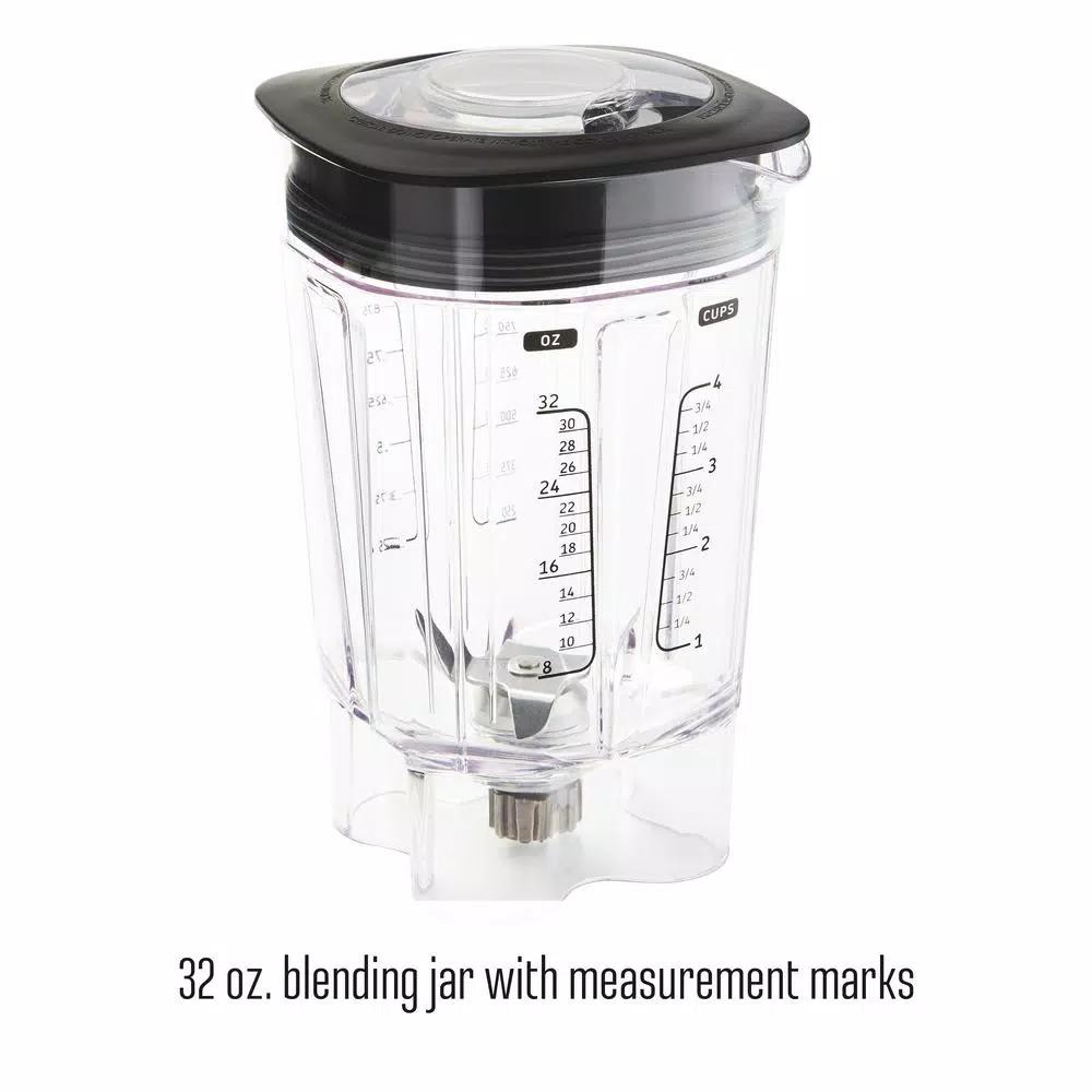 Weston Pro Series 32 oz. 11-Speed Stainless Steel Blender with Sound Shield