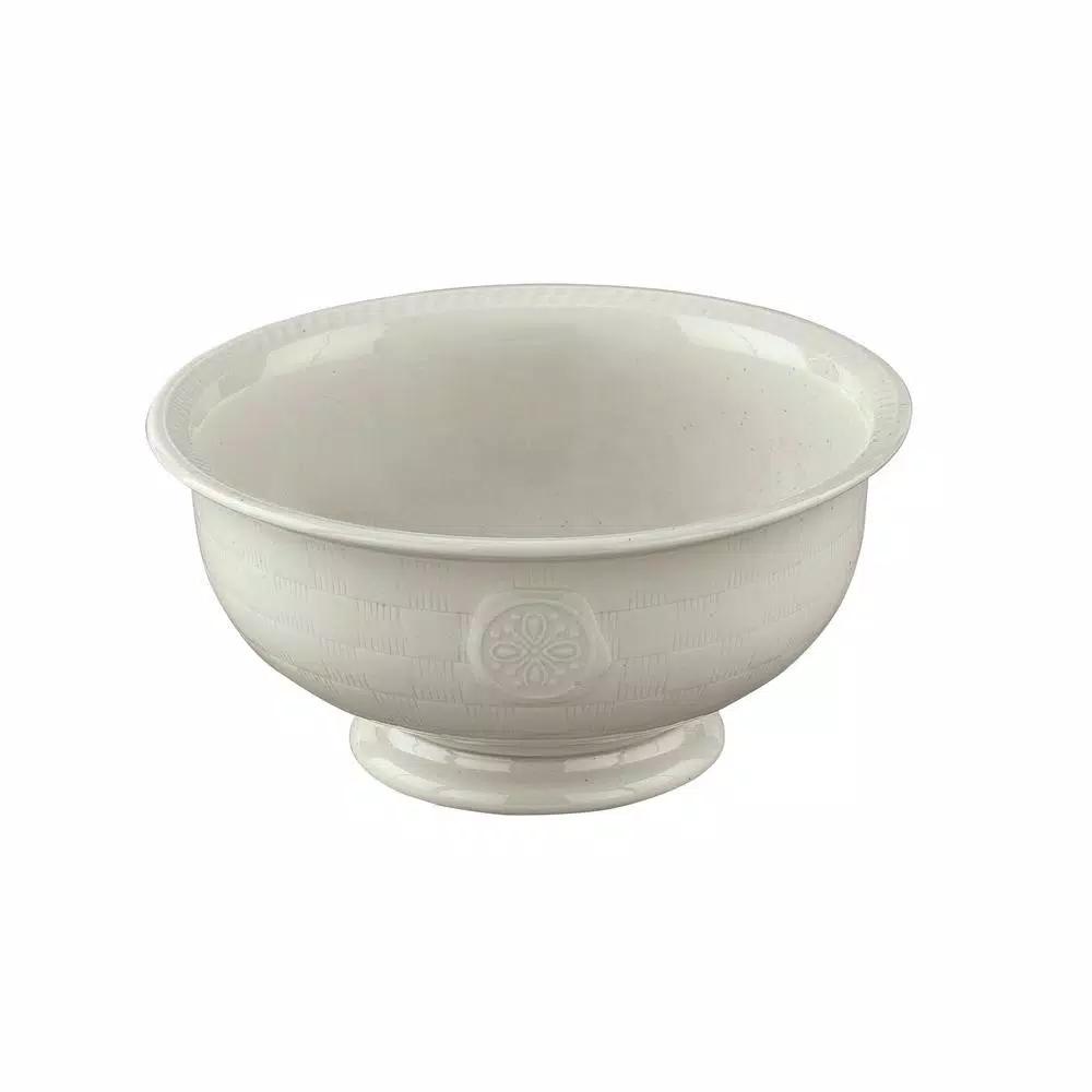 Park Designs Levingston 9 in. Ceramic Pedestal Serving Bowl - Traditional Stoneware