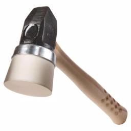 Powernail 5MI White Mallet with American Hickory Handle and Iron Wedge, 4 lbs. thumbnail 1
