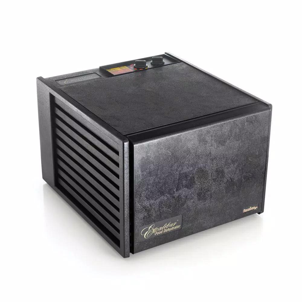 Excalibur 9-Tray Black Electric Food Dehydrator with 26-Hour Timer and Adjustable Temperature