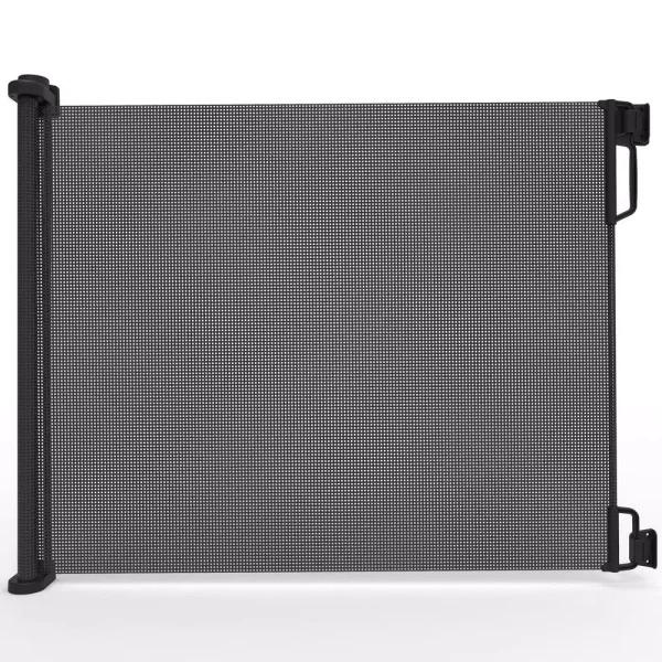 Perma Child Safety Extra Wide Outdoor Retractable Gate, 33 in. H x 71 in. W, Black