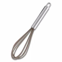 AMERCOOK Florina Stainless Steel and Silicone Whisk, Heat Resistant & Dishwasher Safe thumbnail 1