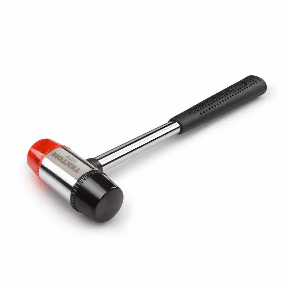 TEKTON 35 mm Double-Faced Soft Mallet with Tubular Steel Handle