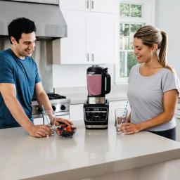Ninja Foodi Cold and Hot Blender, 64 oz. Glass Pitcher, 1400-Peak-Watt High Speed Blender thumbnail 3