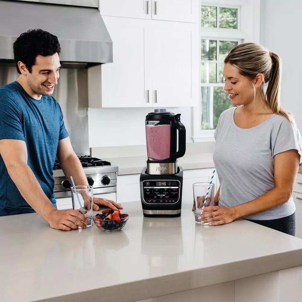 Ninja Foodi Cold and Hot Blender, 64 oz. Glass Pitcher, 1400-Peak-Watt High Speed Blender