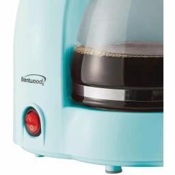 Brentwood Appliances TS-213BL 4-Cup Drip Coffee Maker, Blue thumbnail 3