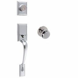 Delaney Kellington Delaney Polished Chrome Single Dummy Entry Door Handleset thumbnail 1