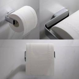 KRAUS Stelios Chrome Toilet Paper Holder, Solid Brass Wall Mount thumbnail 3