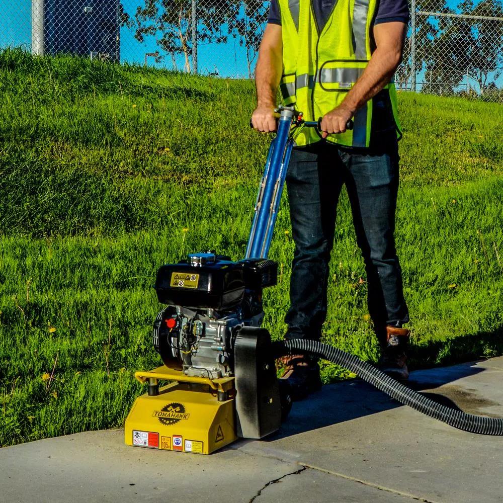 Tomahawk Power Tomahawk 8 in. Gas Concrete Scarifier Planer with 5.5 HP Honda Engine