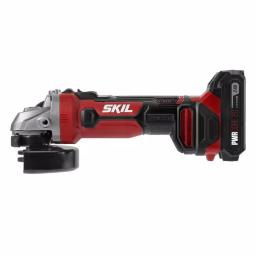 SKIL 20V PWRCORE Lithium-Ion Cordless 4.5 in. Angle Grinder Kit thumbnail 7